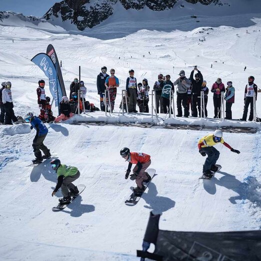 Snowboardcross Start | © Mario Lange