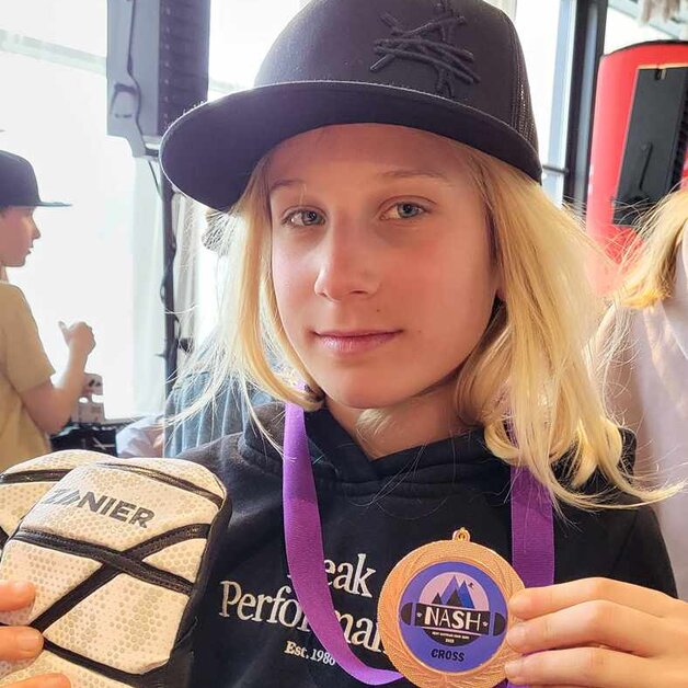 Lea Ponwieser holt Platz 3 beim NASH Finale im Pitztal | © Mario Lange