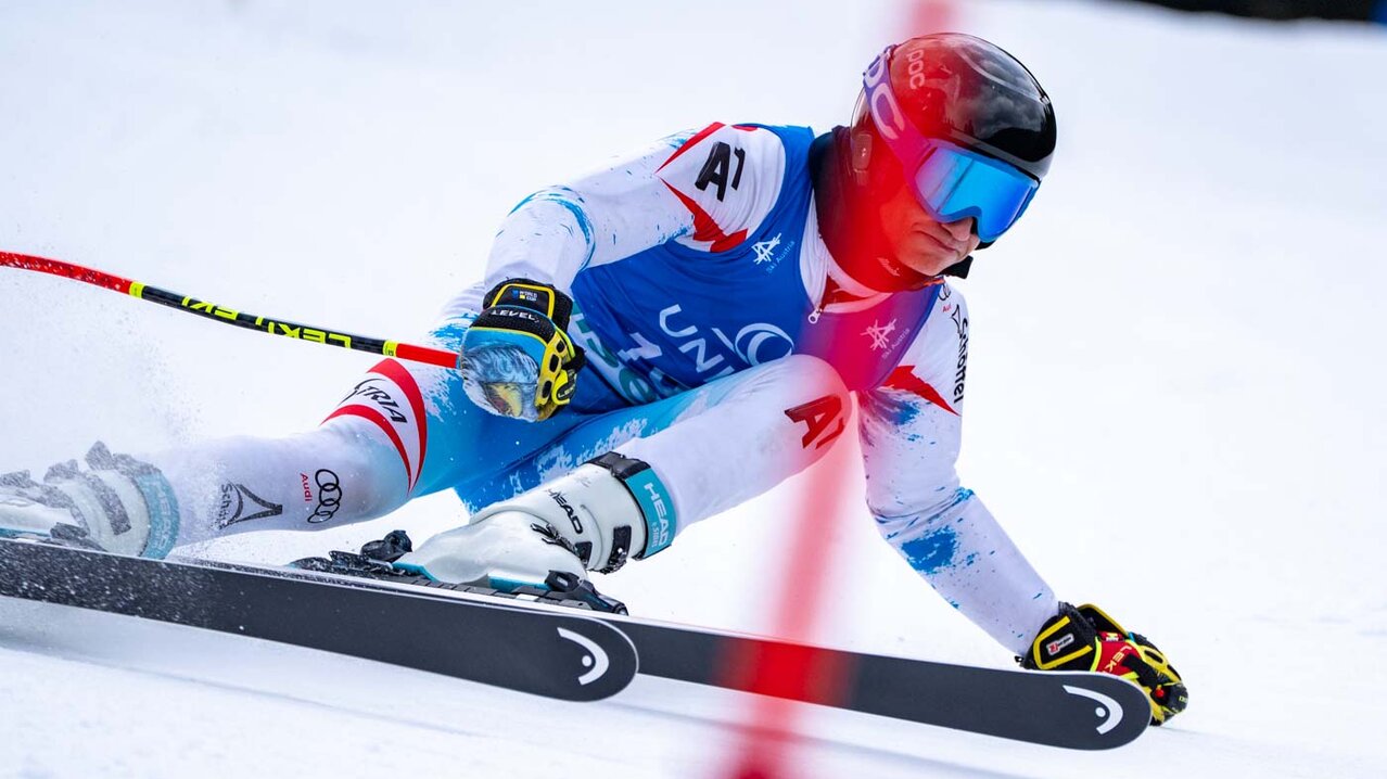 Athlet beim Super-G Training | © Albert Reiter