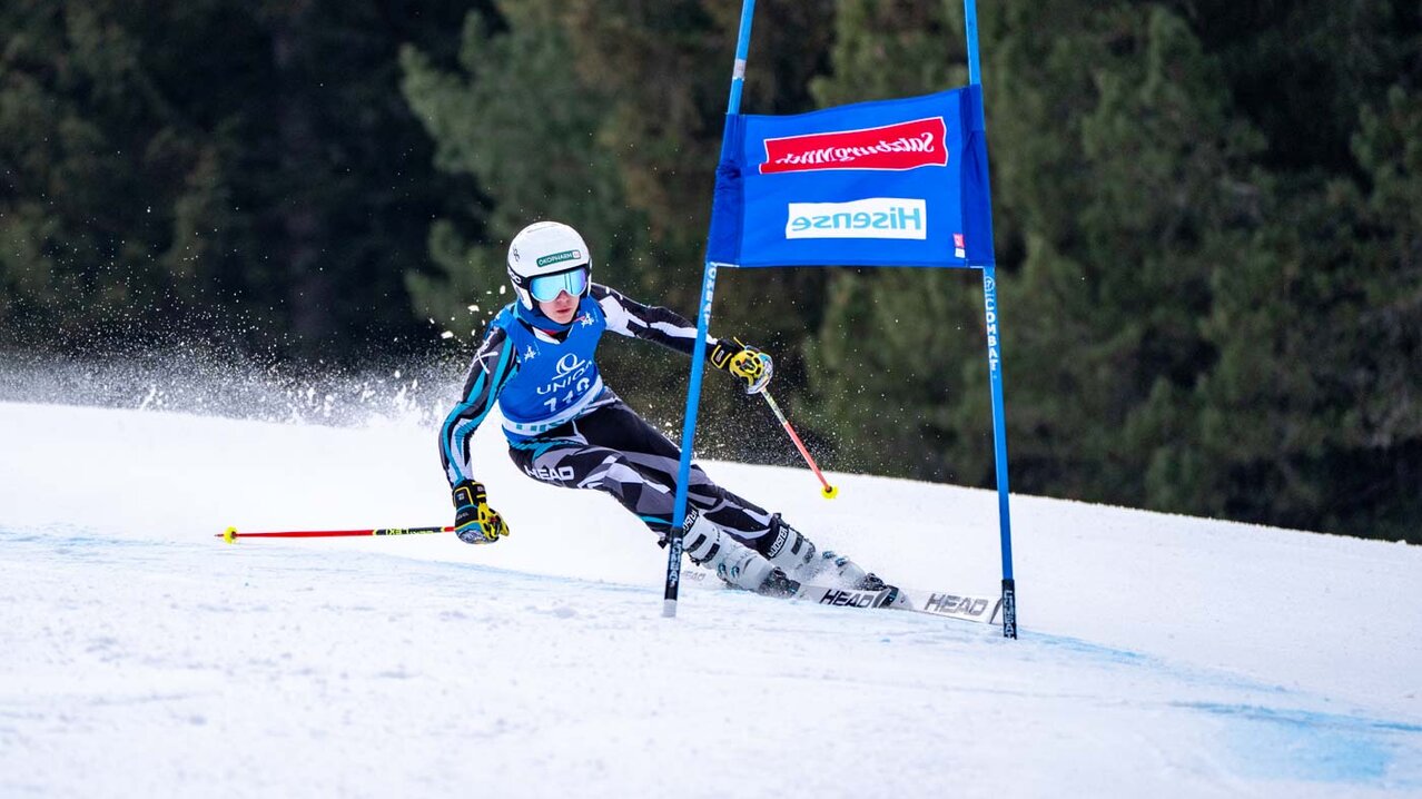 Athlet beim Super-G Training | © Albert Reiter