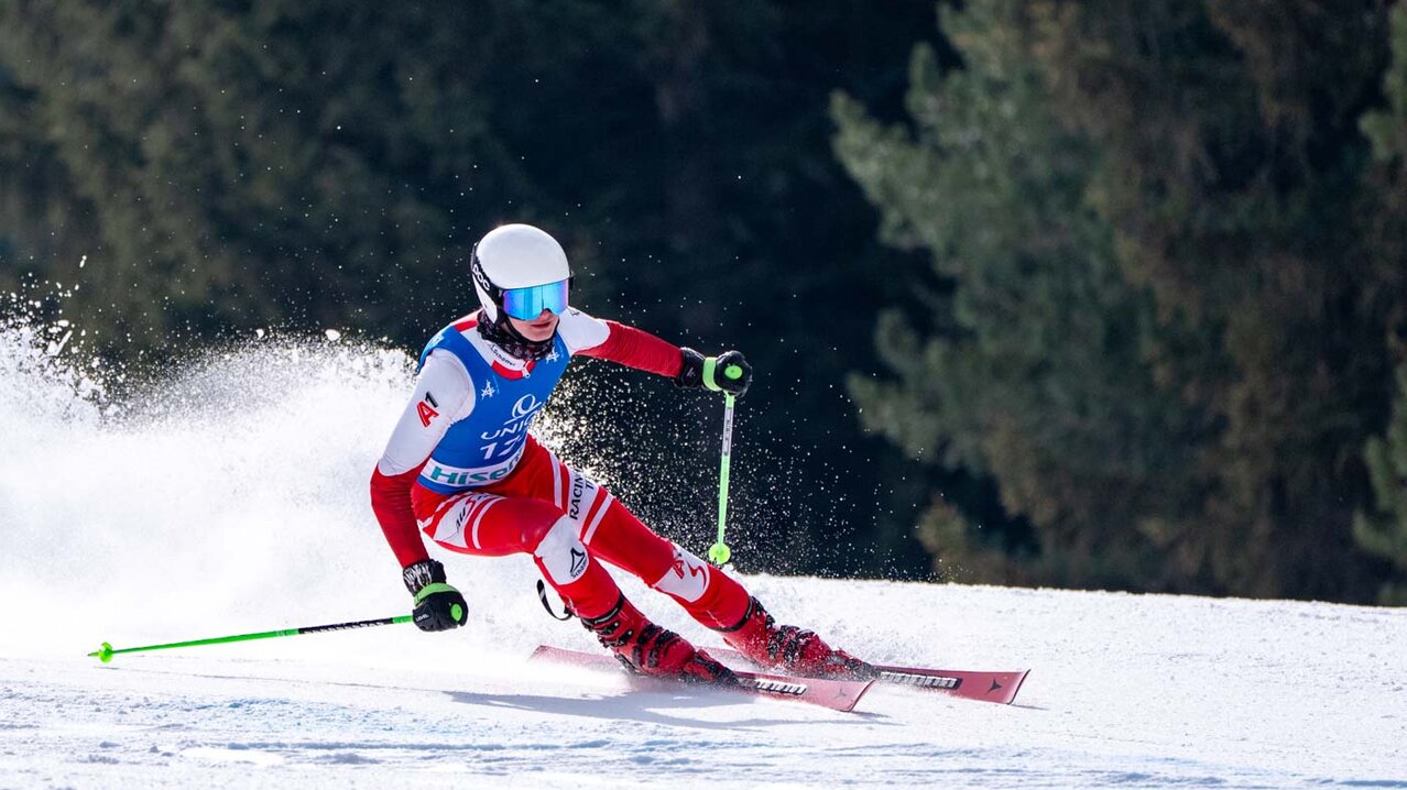 Athlet beim Super-G Training | © Albert Reiter