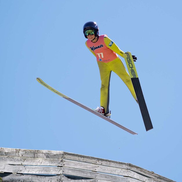 Skispringer im Flug | © Albert Reiter
