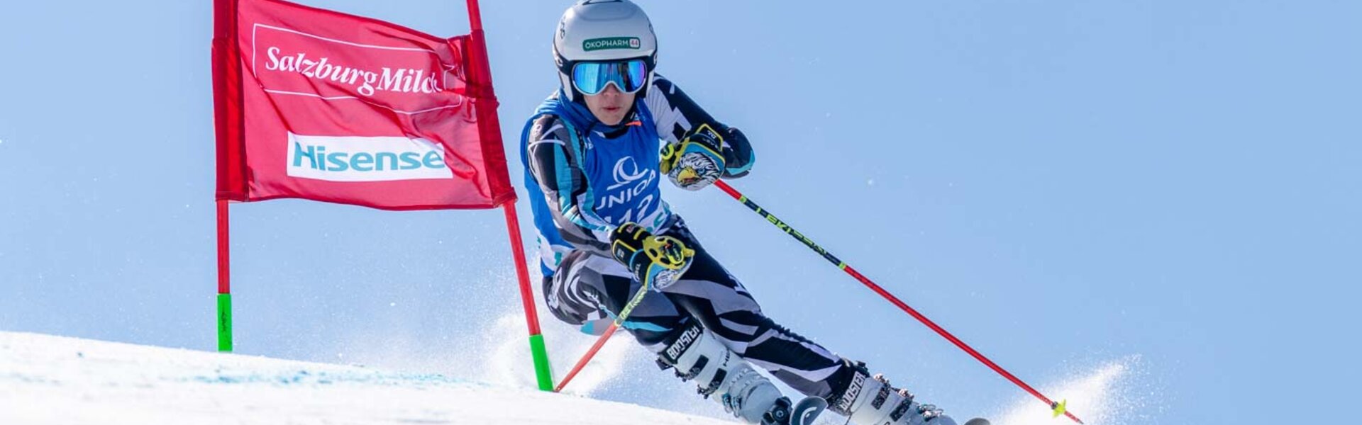 Ferdi von Künsberg Sarre in Action beim Riesentorlauf | © EXPA - Johann Groder